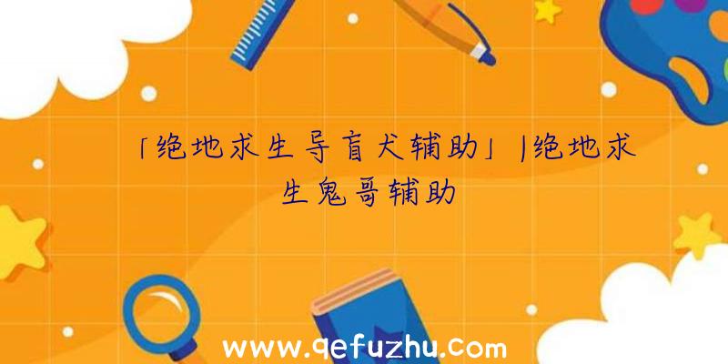 「绝地求生导盲犬辅助」|绝地求生鬼哥辅助